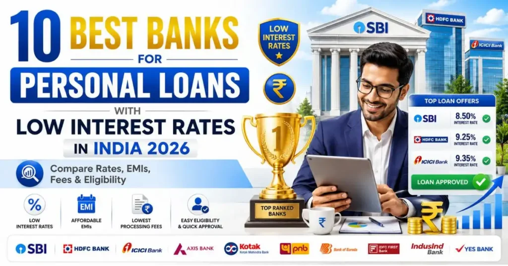 Best Banks for Personal Loans with Low Interest Rates in India 2026