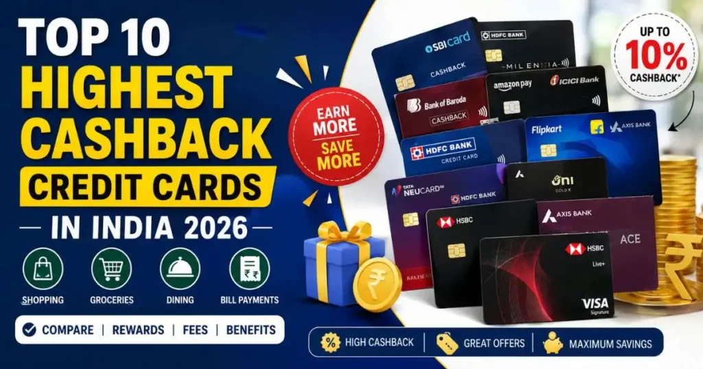Highest Cashback Credit Cards in India